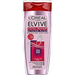 אלביב שמפו טוטאל ריפייר קצוות מפוצלים משקם לשיער פגום 550 מ"ל - לאריאל