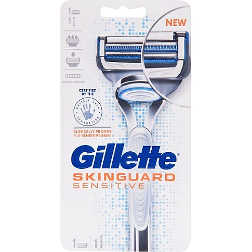 ג'ילט מארז Skinguard סקין גארד מכשיר גילוח + 1 סכין - מבית Gillette