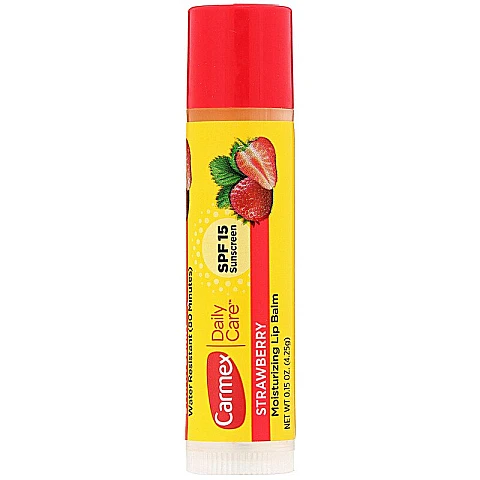 באלם SPF 15 לשפתיים טעם תות 4 גרם - מבית Carmex