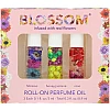 בלוסום ערכת בושם שמן רול און 3 יחידות - מבית BLOSSOM BEAUTY
