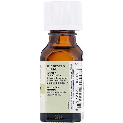 שמן אתרי ברגמוט 100% טהור 15 מ"ל - מבית Aura Cacia