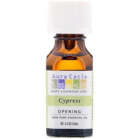 שמן אתרי ברוש 100% טהור 15 מ"ל - מבית Aura Cacia