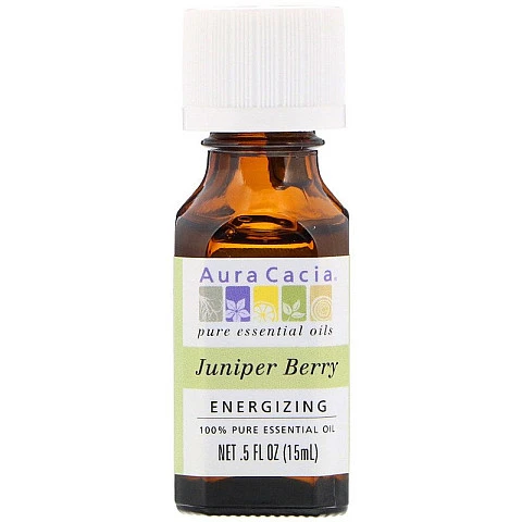 שמן אתרי ג'וניפר ברי 100% טהור 15 מ"ל - מבית Aura Cacia