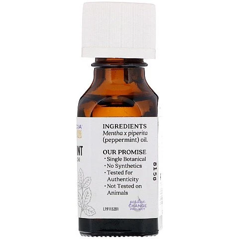 שמן אתרי מנטה 100% טהור 15 מ"ל - מבית Aura Cacia