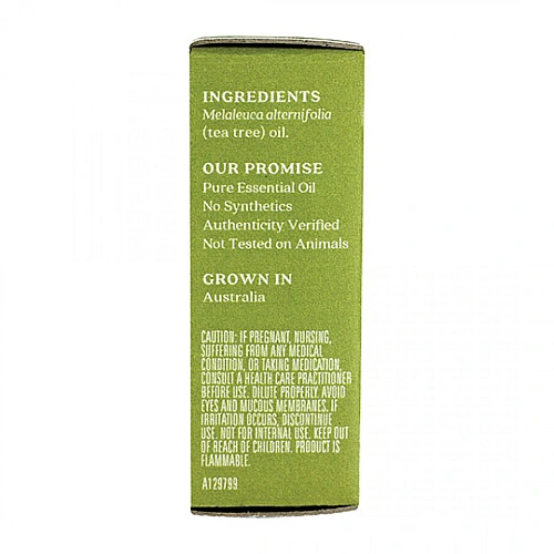 שמן אתרי עץ התה מקור 100% טהור 7.4 מ"ל - מבית Aura Cacia