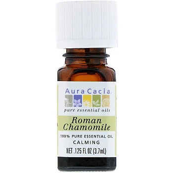שמן אתרי קמומיל רומאי 100% טהור 3.7 מ"ל - מבית Aura Cacia