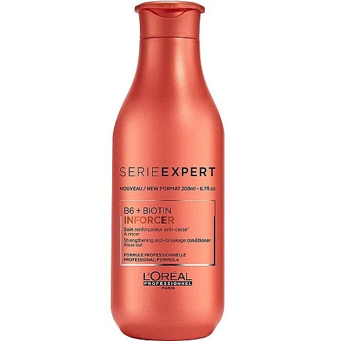 אינפורסר מרכך לחיזוק סיב השערה SERIE EXPERT ביוטין 200 מ"ל - מבית לוריאל פרופסיונל אינפורסר מרכך לחיזוק סיב השערה SERIE EXPERT ביוטין 200 מ"ל - מבית לוריאל פרופסיונל