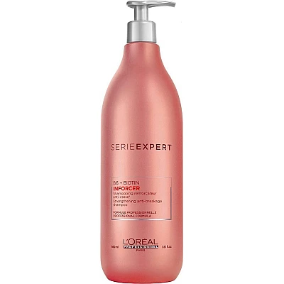 אינפורסר שמפו לחיזוק סיב השערה SERIE EXPERT ביוטין 980 מ"ל - מבית לוריאל פרופסיונל