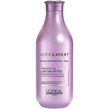 אנלימיטד ליס שמפו לשיער מרדני ומקורזל SERIE EXPERT LISS UNLIMITED סרי אקספרט 300 מ"ל - מבית לוריאל פרופסיונל