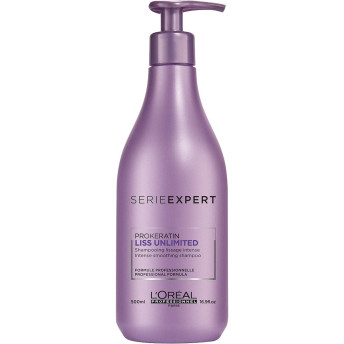 אנלימיטד ליס שמפו לשיער מרדני ומקורזל SERIE EXPERT LISS UNLIMITED סרי אקספרט 500 מ"ל - מבית לוריאל פרופסיונל