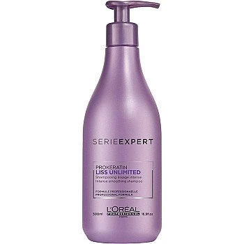 אנלימיטד ליס שמפו לשיער מרדני ומקורזל SERIE EXPERT LISS UNLIMITED סרי אקספרט 500 מ"ל - מבית לוריאל פרופסיונל