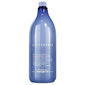 בלונדיפייר גלוס שמפו לשיער בלונדיני SERIE EXPERT BLONDIFIER GLOSS סרי אקספרט 1500 מ"ל - מבית לוריאל פרופסיונל