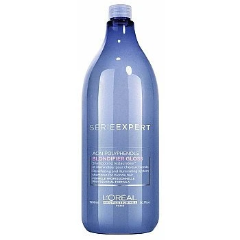 בלונדיפייר גלוס שמפו לשיער בלונדיני SERIE EXPERT BLONDIFIER GLOSS סרי אקספרט 1500 מ"ל - מבית לוריאל פרופסיונל
