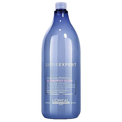 בלונדיפייר גלוס שמפו לשיער בלונדיני SERIE EXPERT BLONDIFIER GLOSS סרי אקספרט 1500 מ"ל - מבית לוריאל פרופסיונל