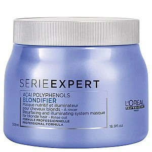 בלונדיפייר מסכה לשיער בלונדיני SERIE EXPERT BLONDIFIER סרי אקספרט 500 מ"ל - מבית לוריאל פרופסיונל