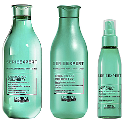 מארז לשיער דק וחסר נפח שמפו מרכך וספריי וולומטרי SERIE EXPERT VOLUMETRY - מבית לוריאל פרופסיונל