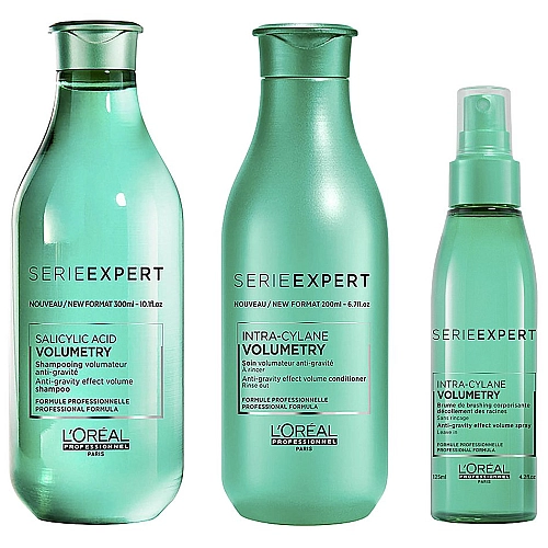 מארז לשיער דק וחסר נפח שמפו מרכך וספריי וולומטרי SERIE EXPERT VOLUMETRY - מבית לוריאל פרופסיונל