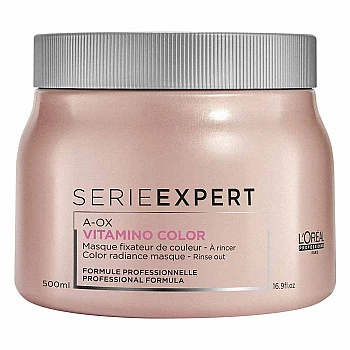 מסכה לשיער צבוע VITAMINO COLOR A-OX להגנת הצבע 500 מ"ל - מבית לוריאל פרופסיונל