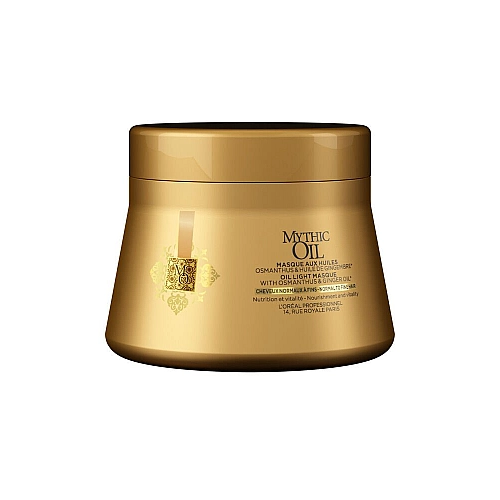 מסכת מיטיק אויל MYTHIC OIL לשיער דק ורגיל 200 מ"ל - מבית לוריאל פרופסיונל