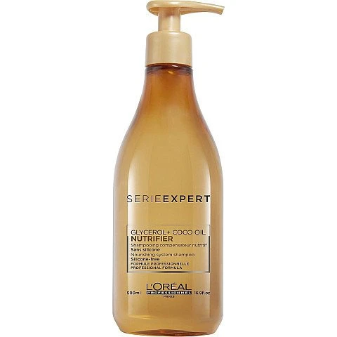 נוטריפייר קוקו אויל שמפו לשיער יבש SERIE EXPERT COCO OIL NUTRIFIER סרי אקספרט 500 מ"ל - מבית לוריאל פרופסיונל נוטריפייר קוקו אויל שמפו לשיער יבש SERIE EXPERT COCO OIL NUTRIFIER סרי אקספרט 500 מ"ל - מבית לוריאל פרופסיונל
