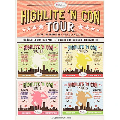 THE BALM פלטת צללית וסומק Highlite 'N Con Tour