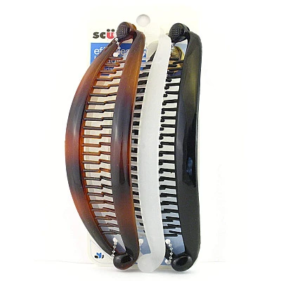 סיכות בננה לשיער - 3 יחידות - מבית Scunci