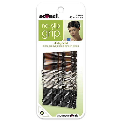 סיכת שיער אינה מחליקה מהראש - 48 יחידות - מבית Scunci