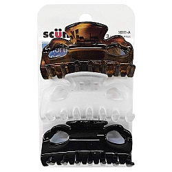 קליפסים לשיער - 3 יחידות - מבית Scunci