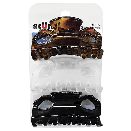 קליפסים לשיער - 3 יחידות - מבית Scunci