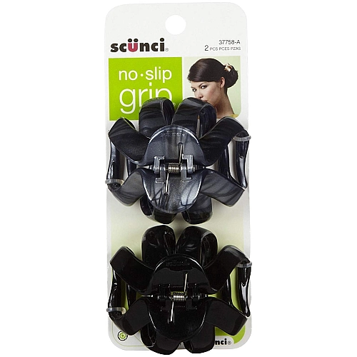 קליפסים לשיער Octopus אינה מחליקה מהראש - 2 יחידות - מבית Scunci