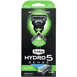 שיק היידרו סנס 5 מכשיר גילוח רב פעמי פלוס אחד סכין - מבית Schick