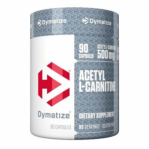 דיימטייז אצטיל ל-קרניטין L-Carnitine בכמוסה 500 מ”ג 90 כמוסות - מבית Dymatize Nutrition