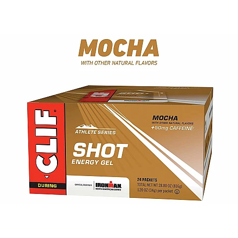 קליף בר ג'ל אנרגיה Shot Turbo עם קפאין 50 מ"ל מוקה 34 גרם - 24 יחידות - מבית CLIF Bar קליף בר ג'ל אנרגיה Shot Turbo עם קפאין 50 מ"ל מוקה 34 גרם - 24 יחידות - מבית CLIF Bar