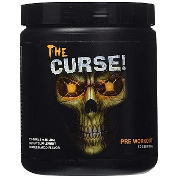 קדם אימון הקללה The Curse קוברה בטעם מנגו תפוז 50 מנות - מבית Cobra Labs