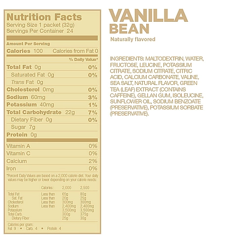 GU גו ג'ל אנרגיה טעם וניל 32 גרם - 24 יחידות