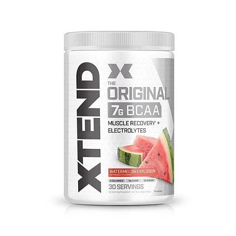 חומצות אמינו BCAA אקסטנד XTEND משקל 390 גרם טעם אבטיח - 30 מנות הגשה - מבית SCIVATION חומצות אמינו BCAA אקסטנד XTEND משקל 390 גרם טעם אבטיח - 30 מנות הגשה - מבית SCIVATION