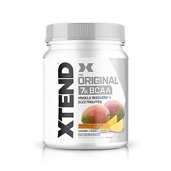 חומצות אמינו BCAA אקסטנד XTEND משקל 700 גרם טעם מנגו - 50 מנות הגשה - מבית SCIVATION