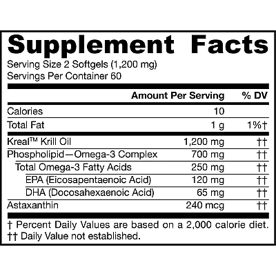 ג'ארו שמן קריל אומגה 3 - 120 כמוסות רכות - מבית Jarrow Formulas