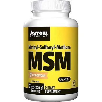 גיארו אבקת MSM לשיכוך ולהקלה של כאבים - 200 גרם - מבית Jarrow Formulas