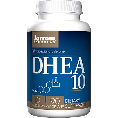 הורמון הנעורים DHEA המינון 10 מ"ג - 90 כמוסות - מבית Jarrow Formulas