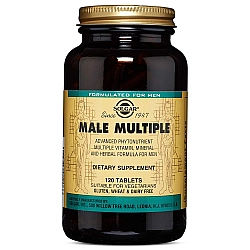 סולגאר מולטי ויטמין-מינרל לגברים - 120 טבליות - מבית SOLGAR