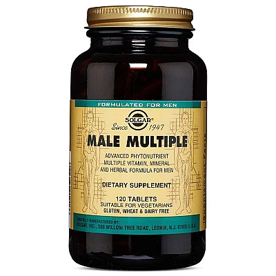 סולגאר מולטי ויטמין-מינרל לגברים - 120 טבליות - מבית SOLGAR