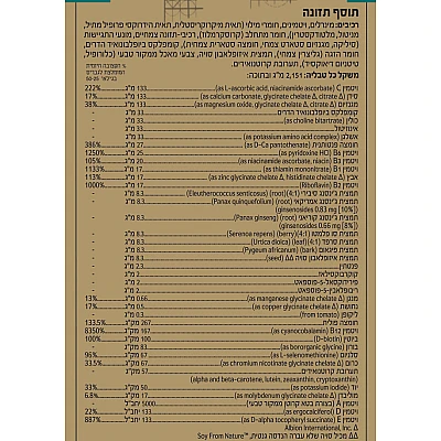 סולגאר מולטי ויטמין-מינרל לגברים - 180 טבליות - מבית SOLGAR
