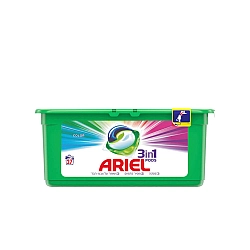אריאל קפסולות ג'ל לכביסה 3 פעולות ב-1 - 27 יחידות - מבית ARIEL 