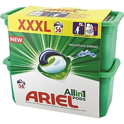 אריאל קפסולות ג'ל לכביסה ניחוח אביב 56 יחידות - מבית ARIEL 