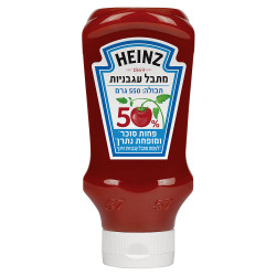 היינץ מתבל עגבניות 50% פחות סוכר ומופחת נתרן 550 גרם - מבית Heinz
