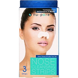 מדבקות אף לניקוי נקבוביות ושחורים מיידי - 3 יחידות - מבית Nu-Pore