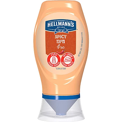 מיונז חריף הלמנ'ס 235 גרם - מבית HELLMANN'S