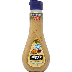 רוטב לסלט חרדל דבש לייט הלמנ'ס 305 גרם - מבית HELLMANN'S