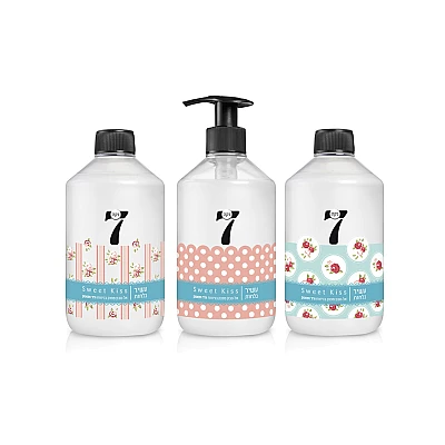 נקה 7 שלישיית אל סבון בניחוח ורד ומאסק - Sweet Kiss